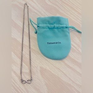 Tiffany and Co Sterling Silver Infinity Necklace